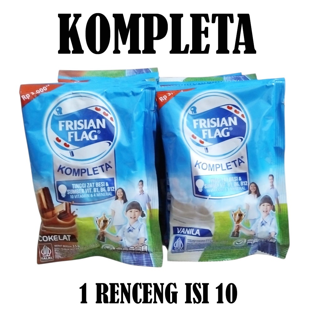 SUSU BUBUK FRISIAN FLAG KOMPLETA RENCENG ISI 10