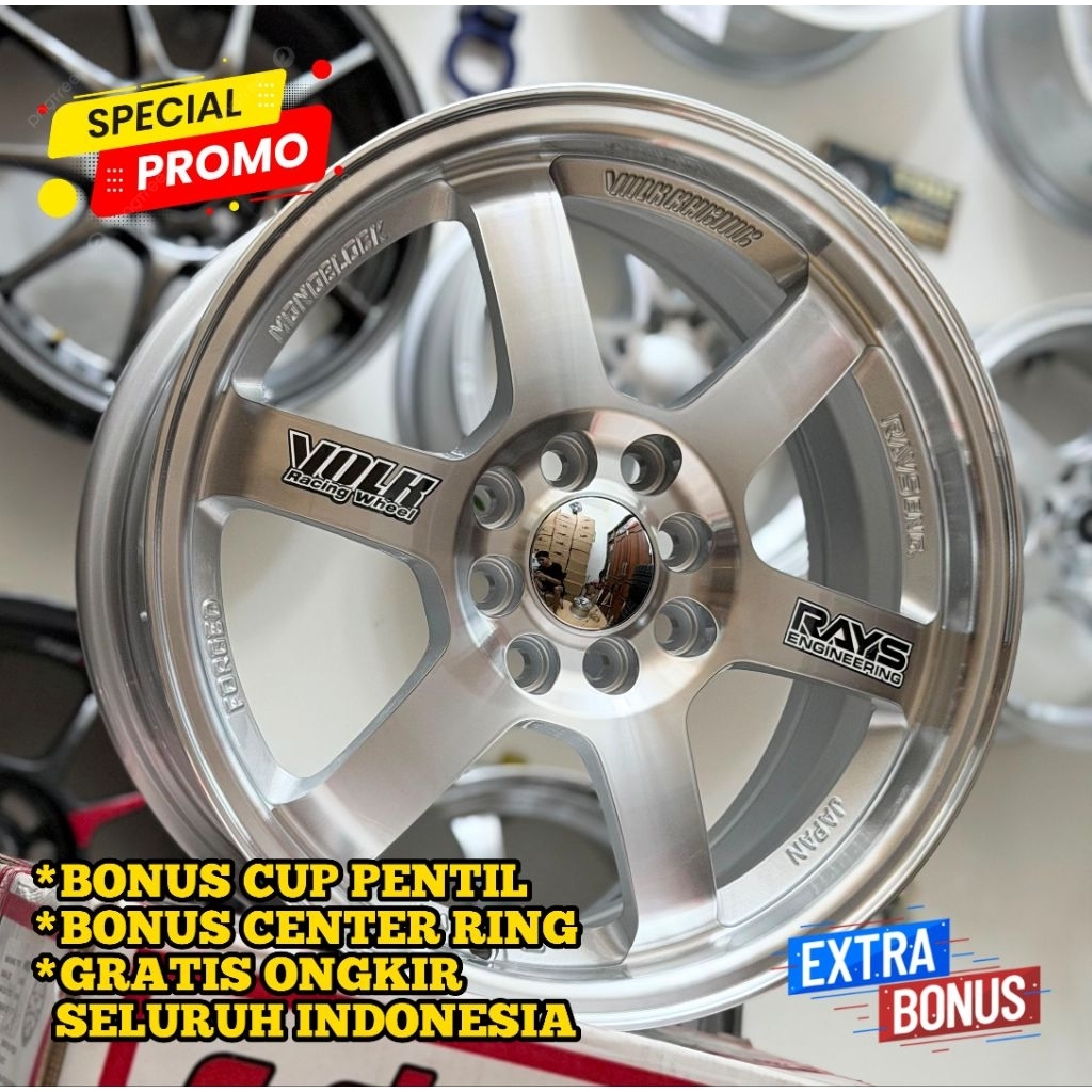 (Spesial promo) Velg mobil Rays te37 R16 (baru)
