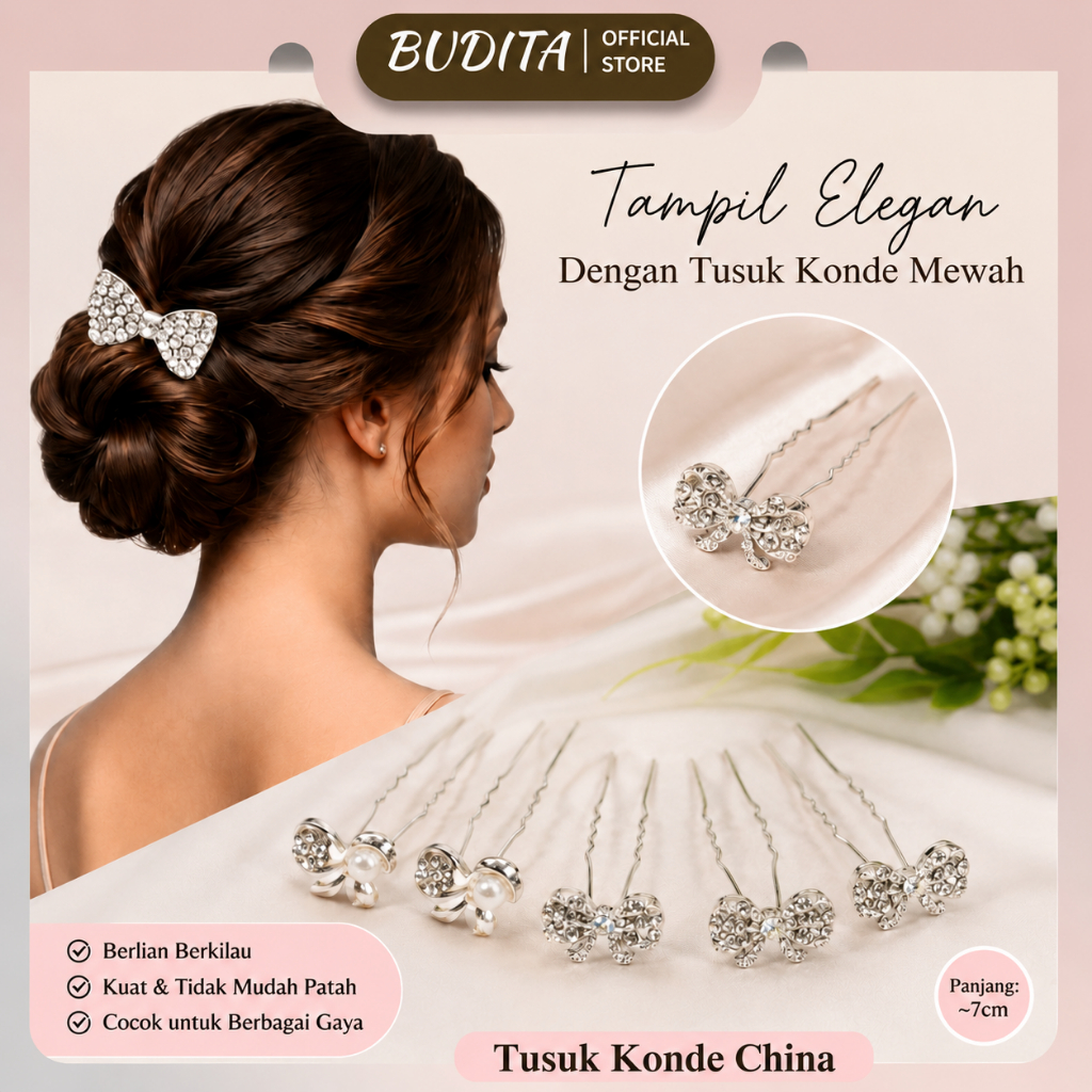 Sanggul Modern | Tusuk Sanggul | Tusuk Konde China | Tusuk Konde | Tusuk Konde Sanggul | BDT