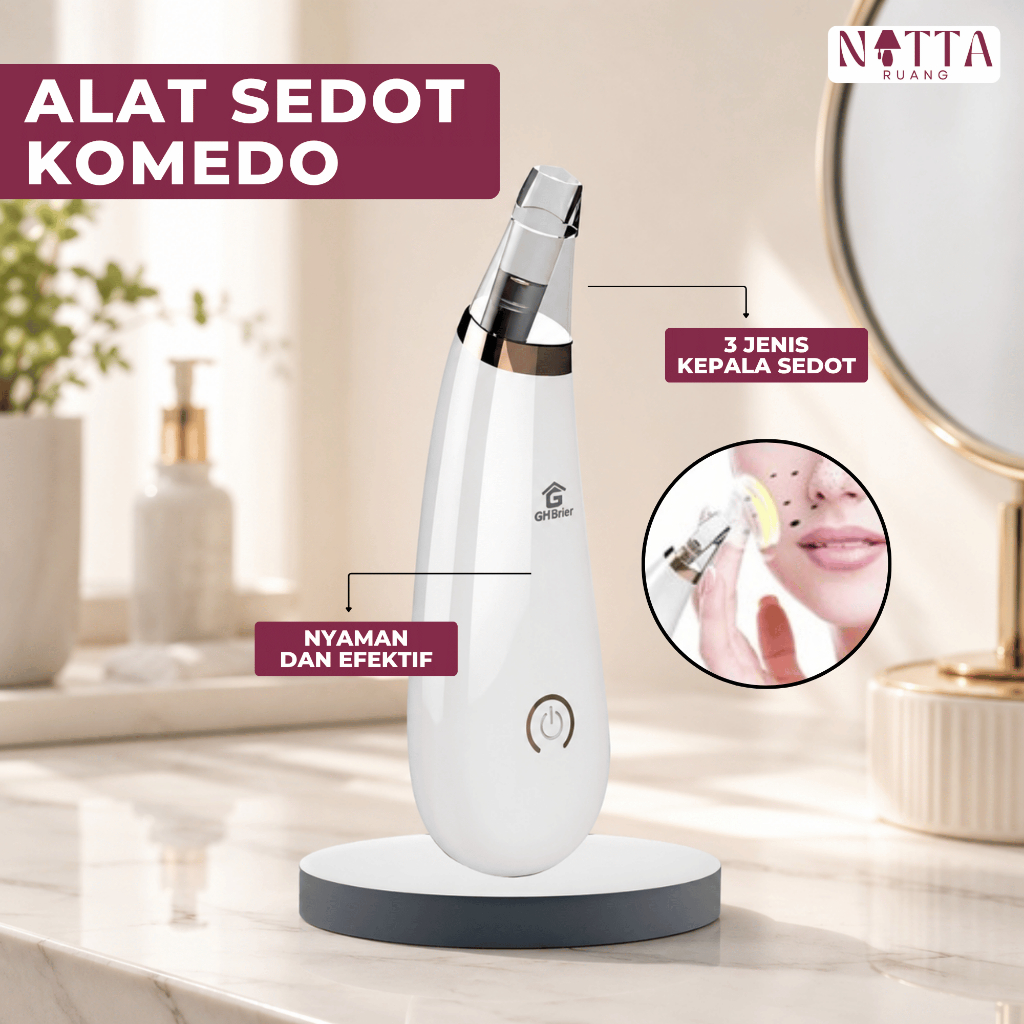 Alat Penyedot Komedo Portable 3 in 1 Alat Pembersih Komedo Alat Sedot Komedo Alat Komedo Sedot Komed