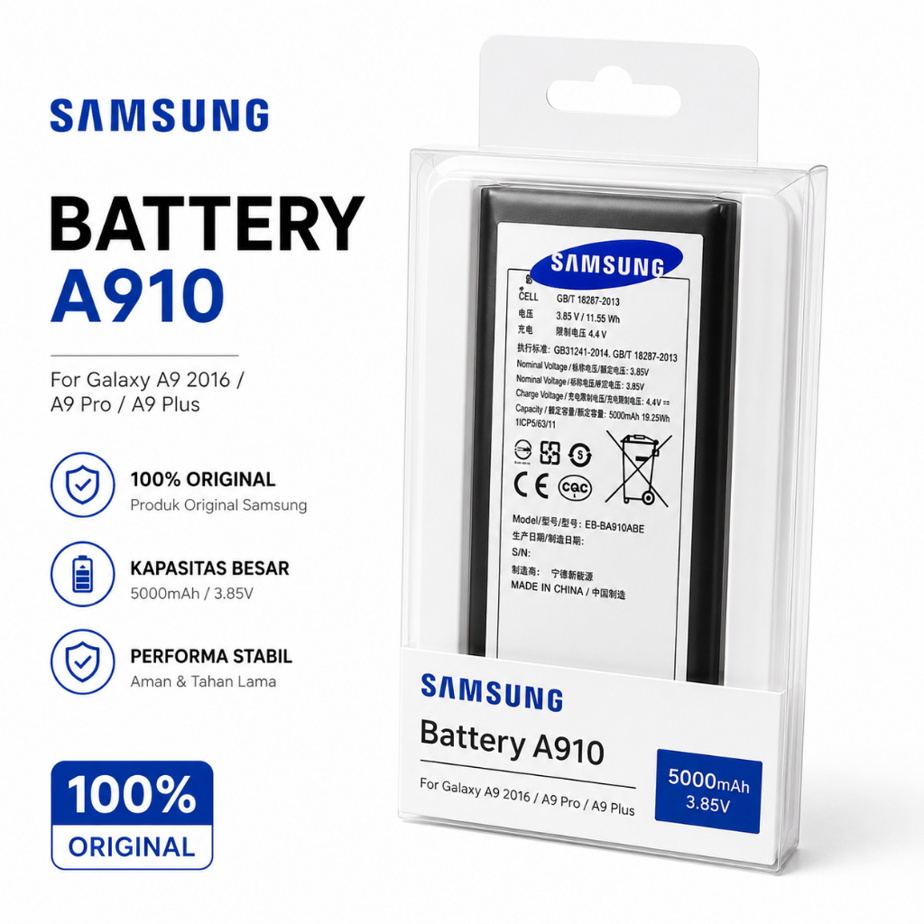 Batre Baterai Samsung A910 A9 2016 Original Battery A9 2016 / Batre Samsung A9 pro / Batre A9 Plus