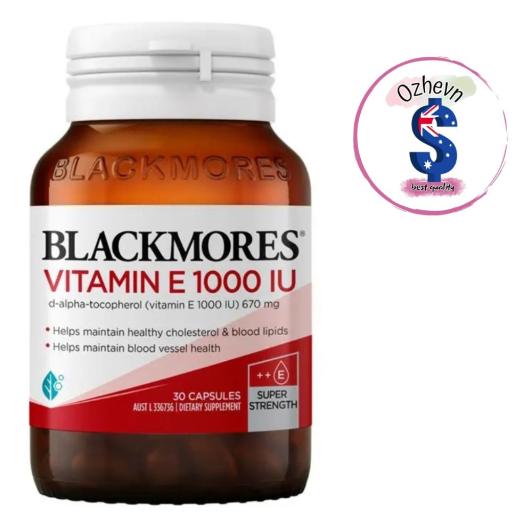 Blackmores Vitamin E 1000IU / 30