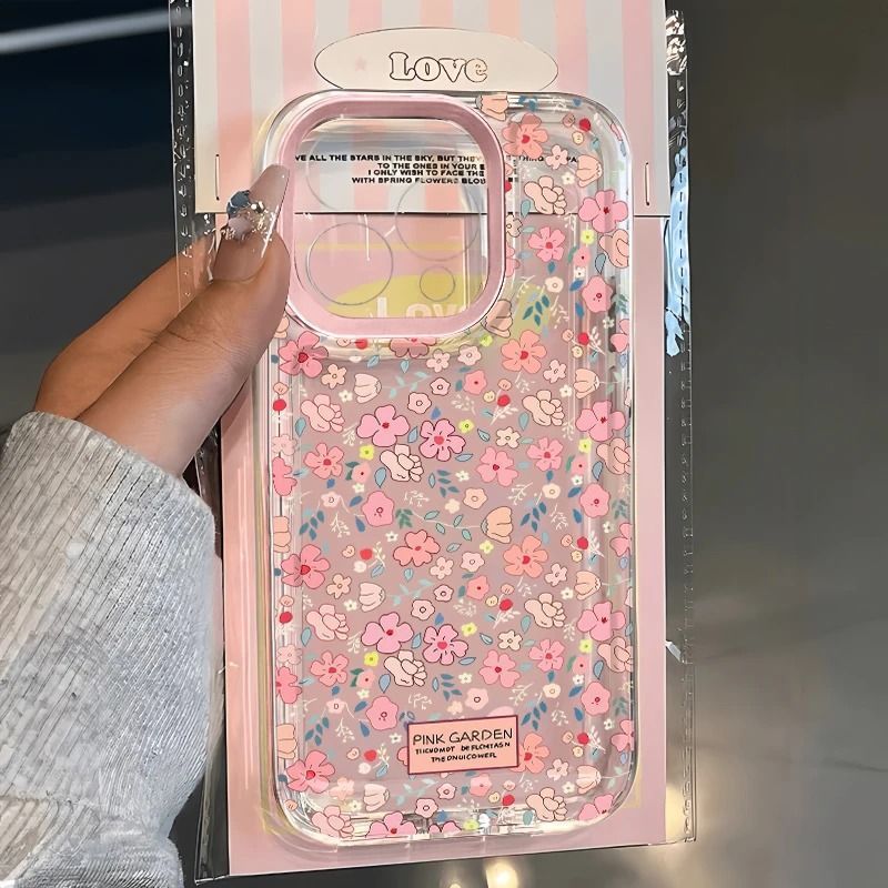 Case Hp Motif Bunga Untuk Zenfone Asus Max Pro M1 M2 Silikon Handphone Transparan Casing Smartphone 