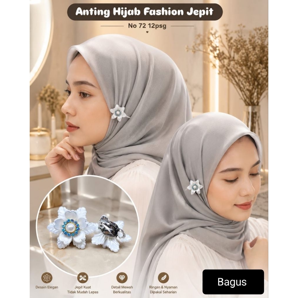 ANTING HIJAB/GIWANG JEPIT/ANTING JEPIT/GIWANG HIJAB