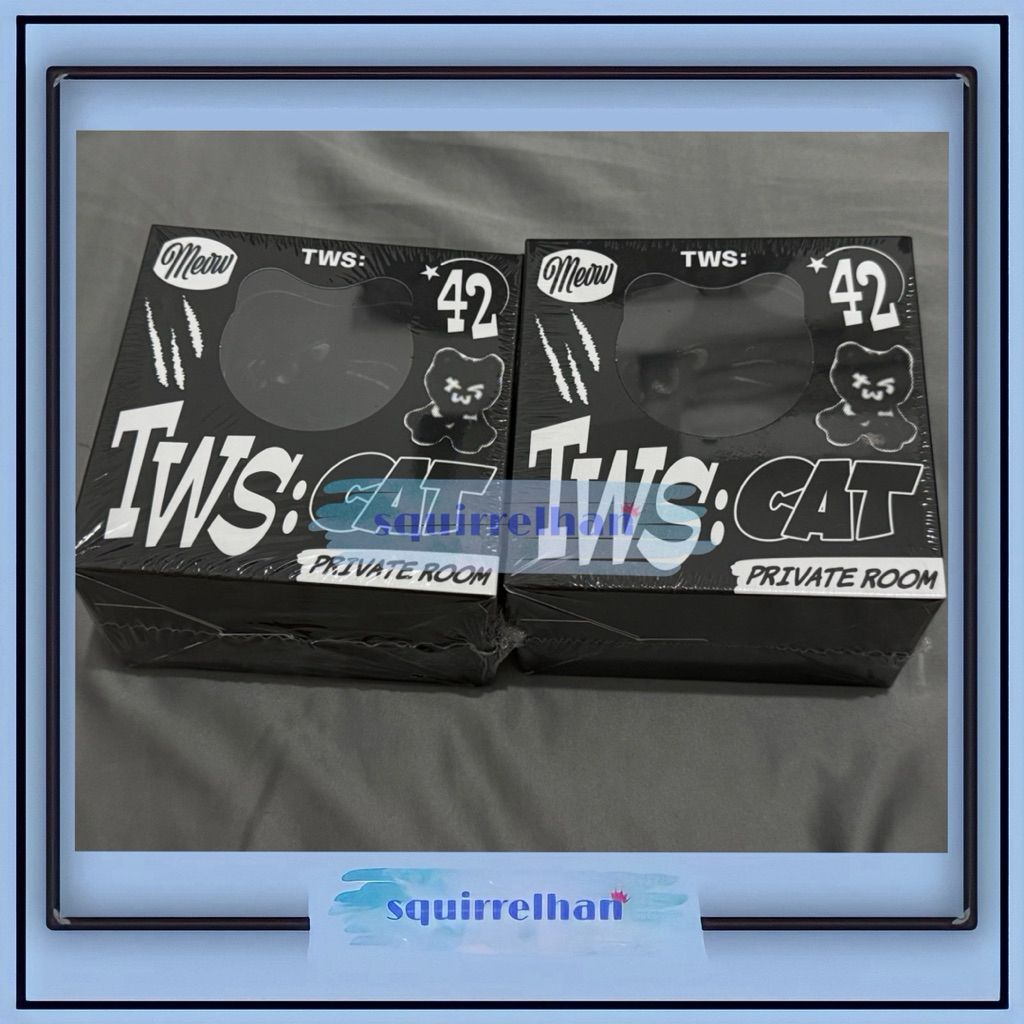 [READY STOCK] OFFICIAL ALBUM TWS ROMEO CAT VER NO TRAGEDY SEALED TUNYANGIE HITAM UNOPENED SHINYU JUN