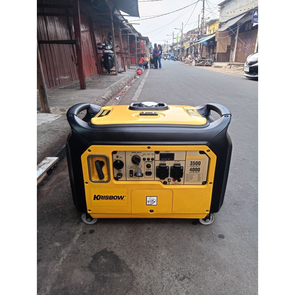 Genset Silent Krisbow i4000/4000 Watt Elektrik stater
