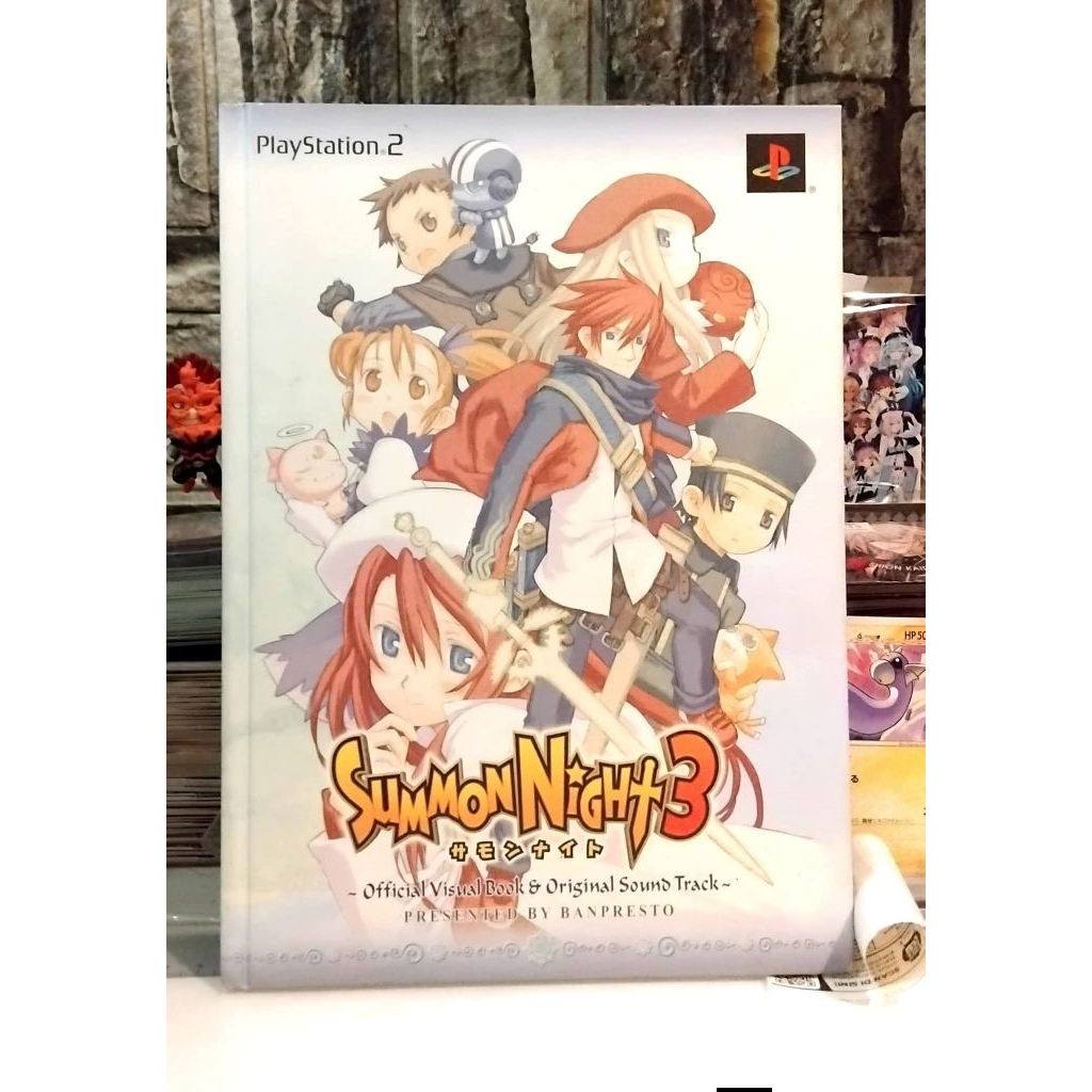 SUMMON NIGHT 3 OFFICIAL VISUAL BOOK & ORIGINAL SOUND TRACK BANPRESTO