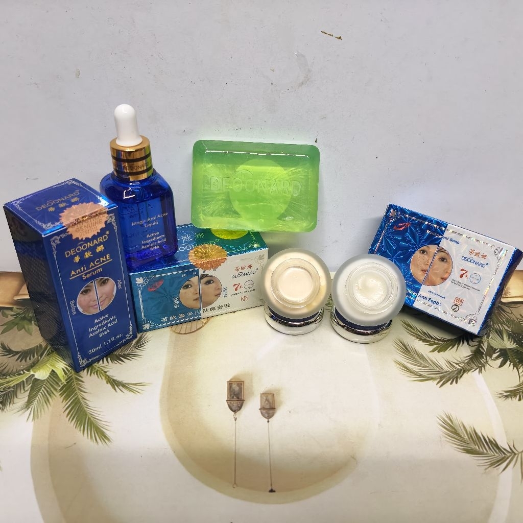 paket cream Deoonard set 4in1 sbn hijau