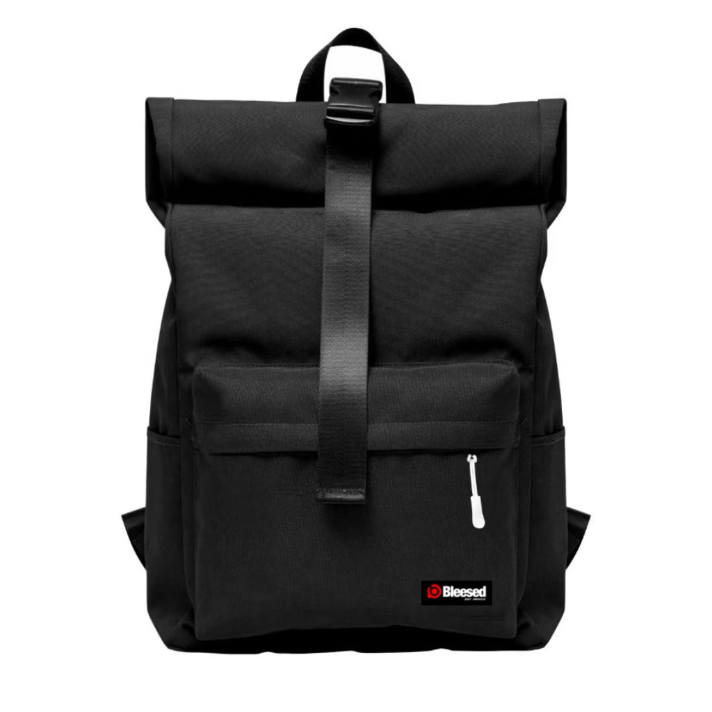 BLEESED - Tas Ransel Backpack Pria Wanita Unisex Kantong Gendong Sekolah