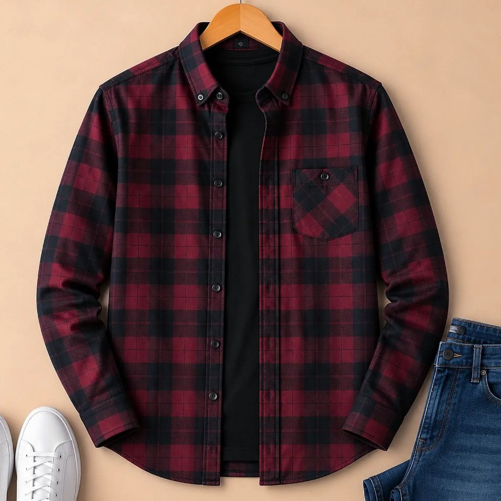 F2D Kemeja Flanel Blue Denim Premium Best Seller / flanel/hem pria/ flanel pria/ kemeja flanel/ eigh