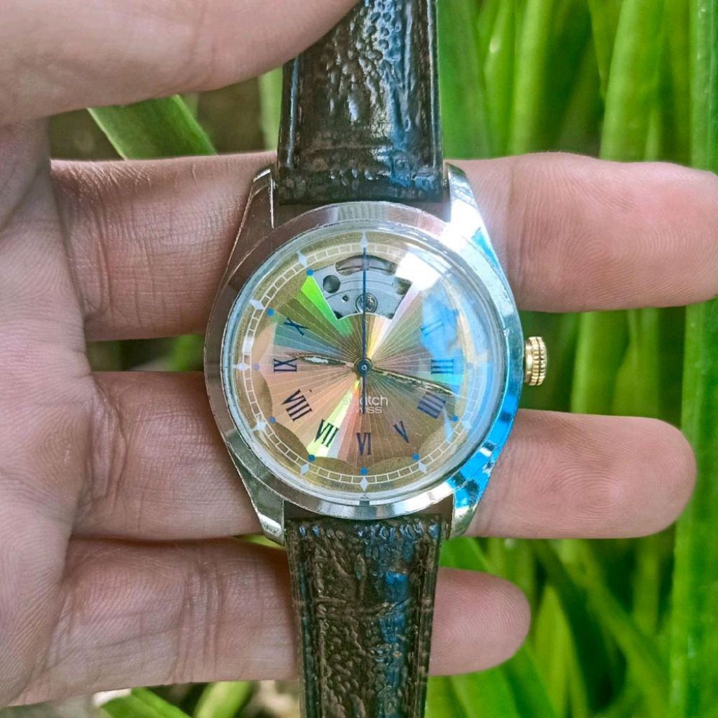 Jam Tangan Swatch Automatic Eismeer Original