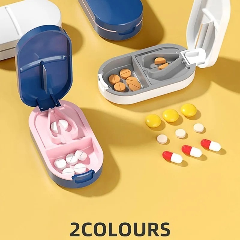 PILL CUTTER SPLITTER-TEMPAT OBAT DENGAN PEMOTONG