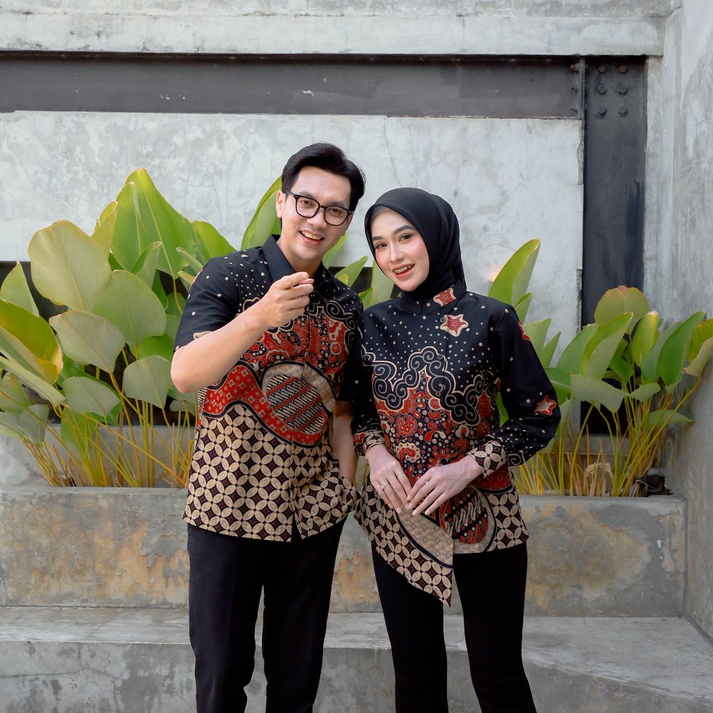 Benang Raja Batik Couple Katun Bintang Sekar (SARIMBIT BATIK DAPAT DIBELI TERPISAH)