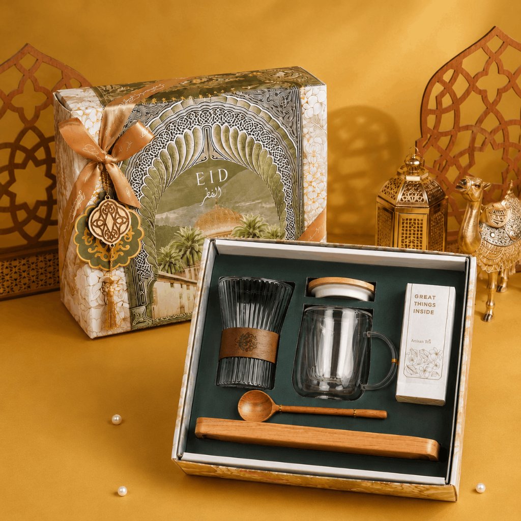 Dekayu - Hampers Night Tea Raya Edition | Hampers Lebaran Premium Tea Set Custom Corporate Gift