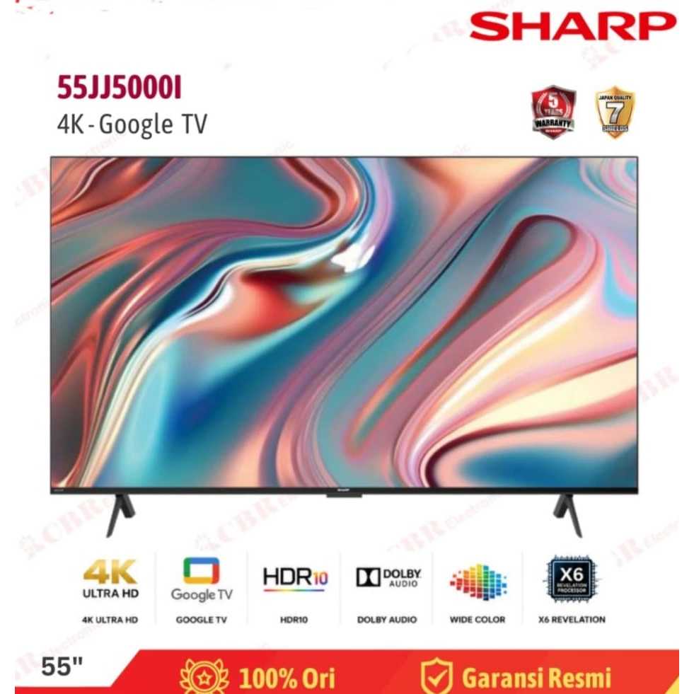 TV SHARP 55INCH 55JJ5000I ( 4K – Google TV ) BATAM