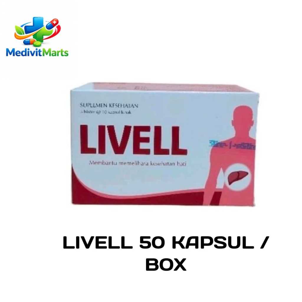 LIVELL 50 KAPSUL / BOX - SUPLEMEN UNTUK MENJAGA KESEHATAN HATI
