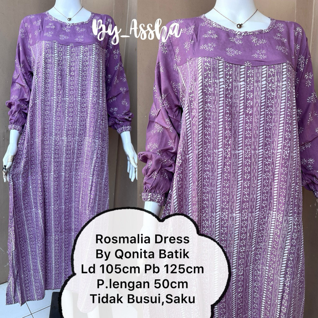 Daster Batik Qonita Pekalongan Dress Rosmalia