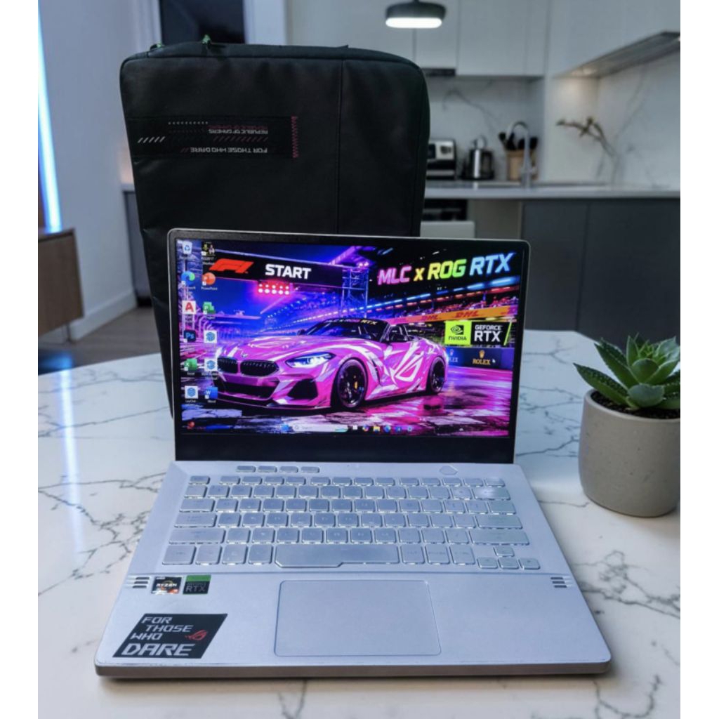 ASUS ROG ZEPHYRUS G14 GA401IV-222 RYZEN 9 RTX [NVIDIA RTX 2060 6GB] FULLSET[RAM 16GB/SSD 512GB]