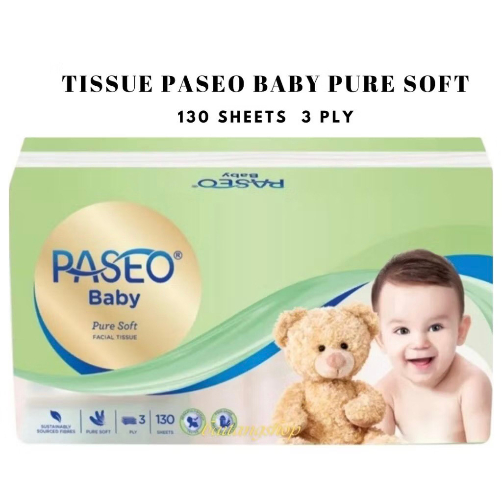 Tissue Paseo Pure Soft Baby 130sheet || Tisu Paseo Bayi 130lembar