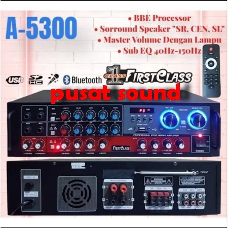 Power ampli Firstclass fc a5300 amplifier karaoke fc a5300