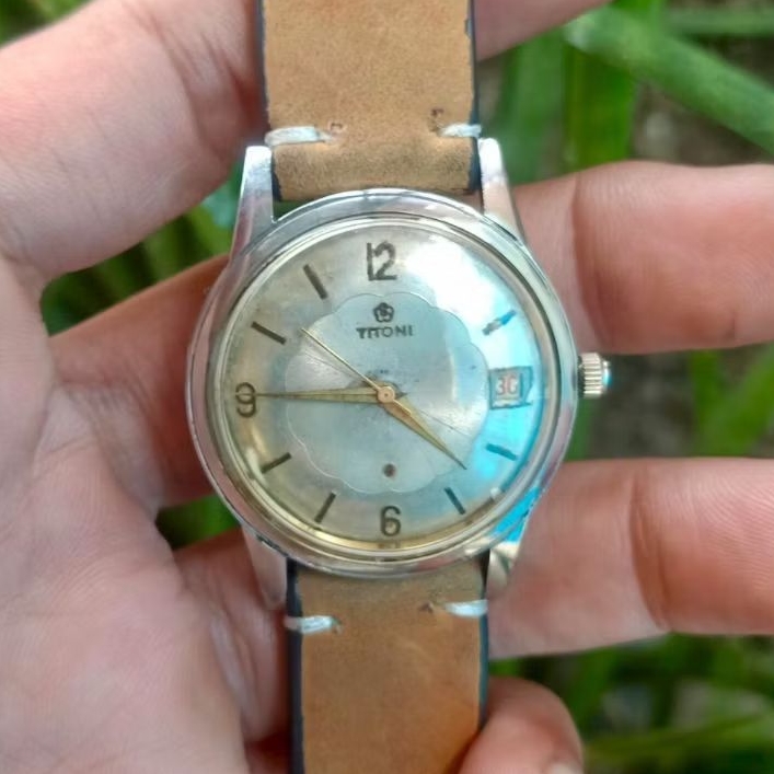 Jam Tangan Original Titoni Automatic Vintage