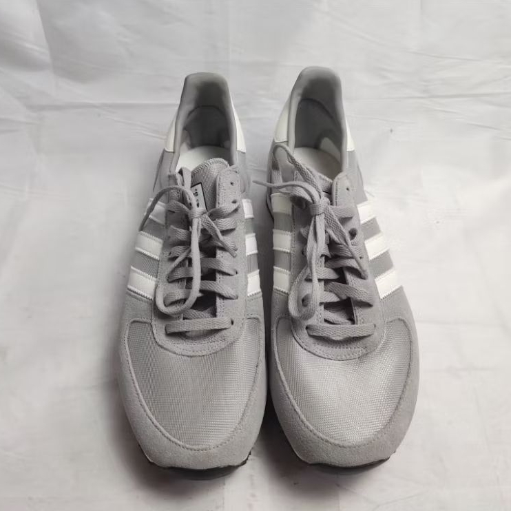 Sepatu Sneaker Adidas ZX Racer LIGHT GREY - ABU-ABU MUDA size 44 28cm - NEW  NEVER USED