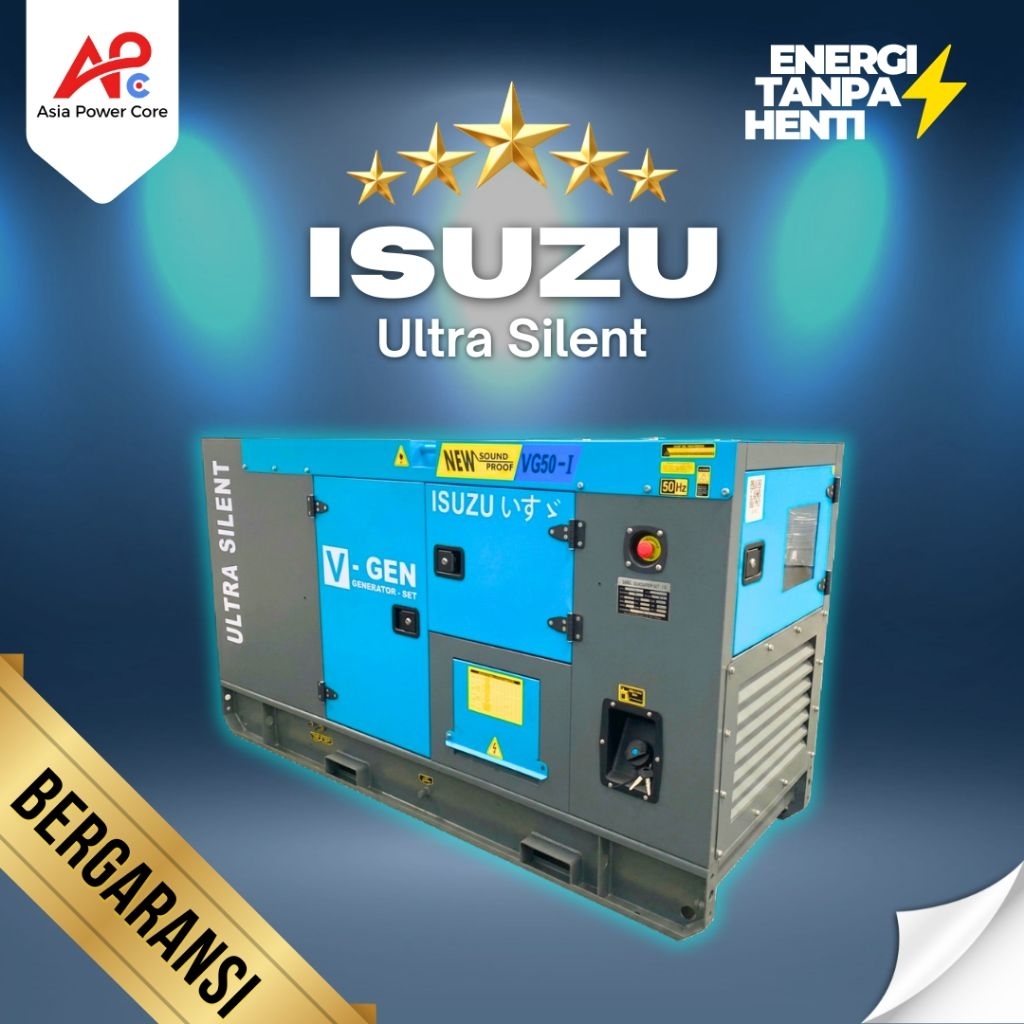 Genset Silent | 25 KVA | Genset Ultra Silent ISUZU
