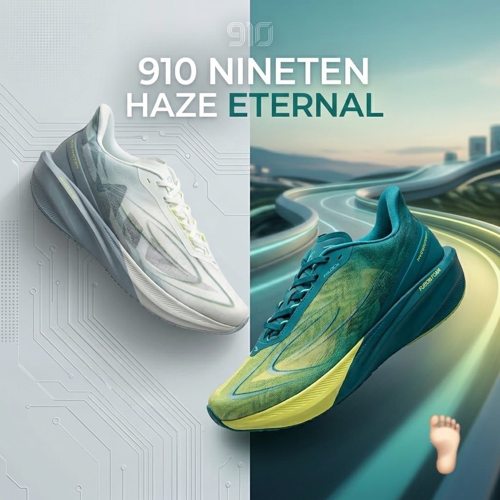 NINETEEN Sepatu Running Haze Eternal