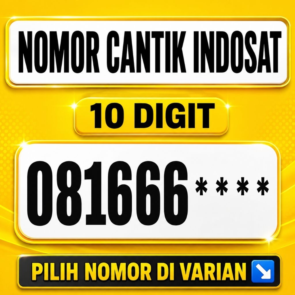 nomor cantik kartu perdana Indosat 0857 1111 ****