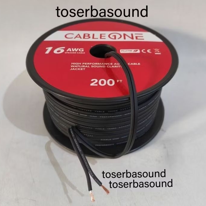 Kabel Speaker 16awg serabut dua jalur 16 AWG audio mobil