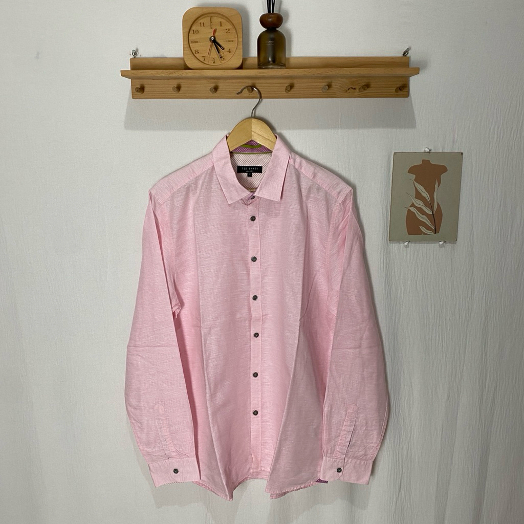 kemeja panjang pria TED BAKER original size 17 kondisi sangat bagus