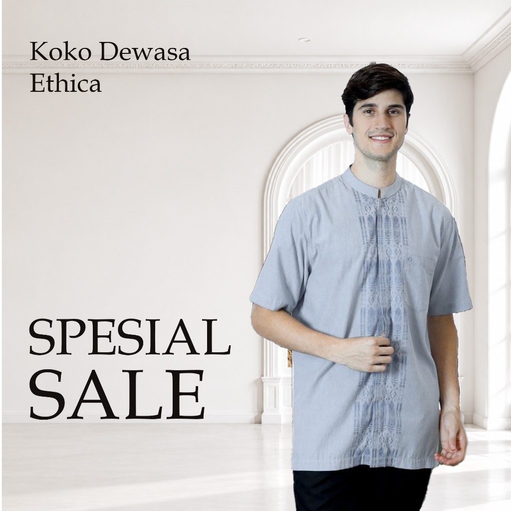 Baju Koko Ethica Spesial Sale Baju Koko Dewasa Kahfi by Ethica Baju Koko Original