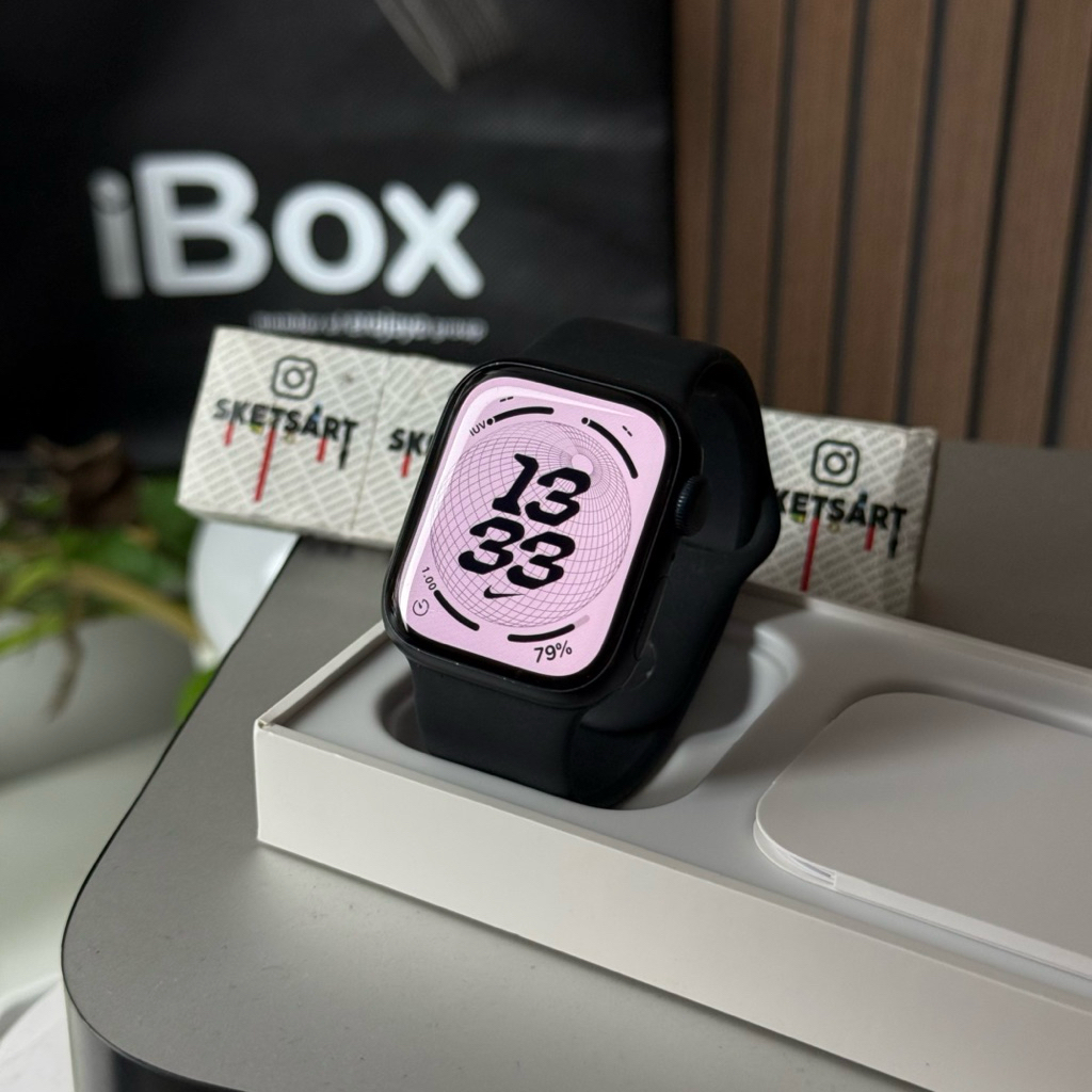 Apple Watch Series 8 41mm Black iBox iwatch Battery Health 94%