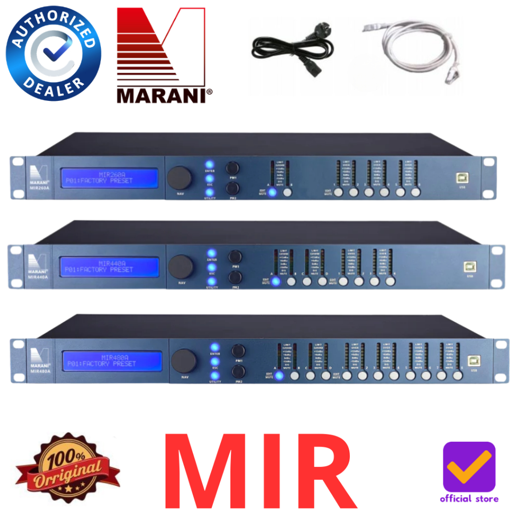 Marani Mir260A Mir440A Mir480A  Speaker Management Original Mir-260A Mir-440AMir-480A DLMS Marani - 