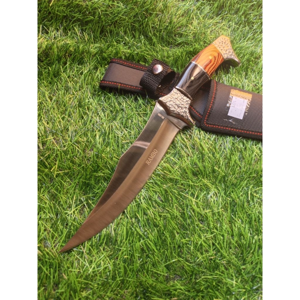 Pisau Survival Rambo G65 Outdoor Knife