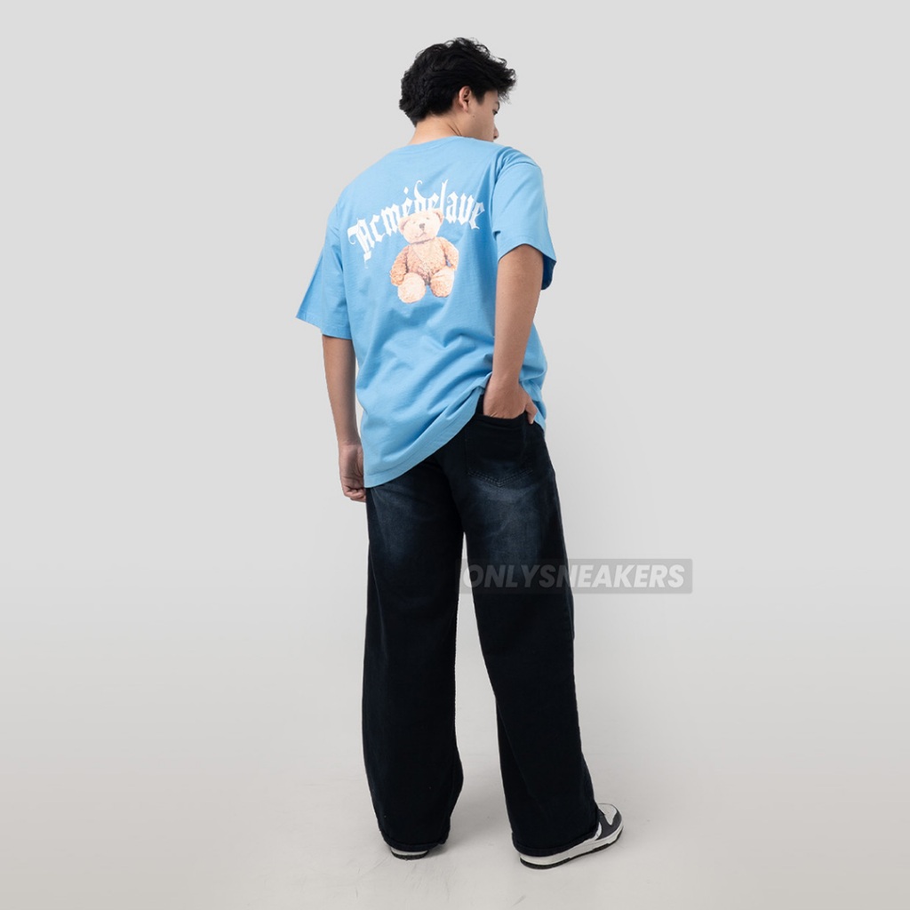 ADLV GOLD CHAIN BEAR DOLL BLUE TEE