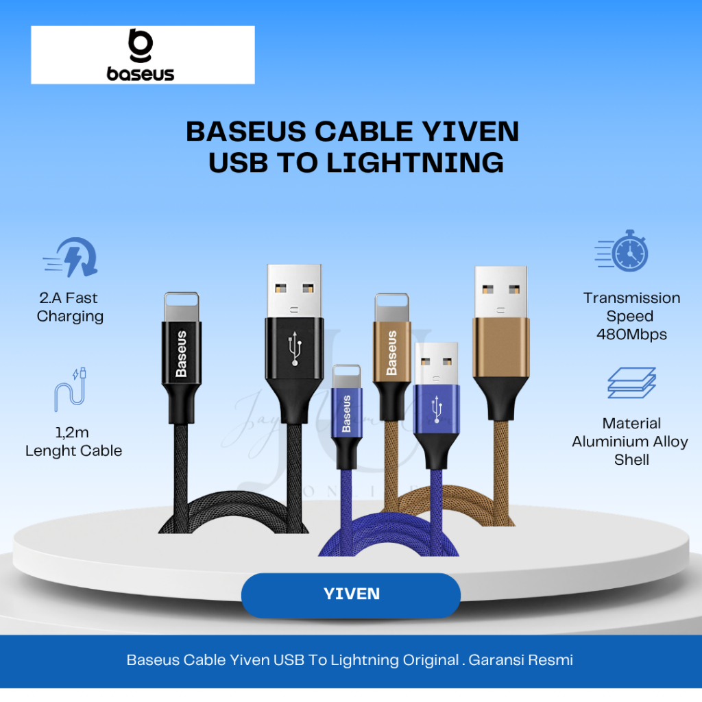 BASEUS Cable Yiven For Lightning 1,2M