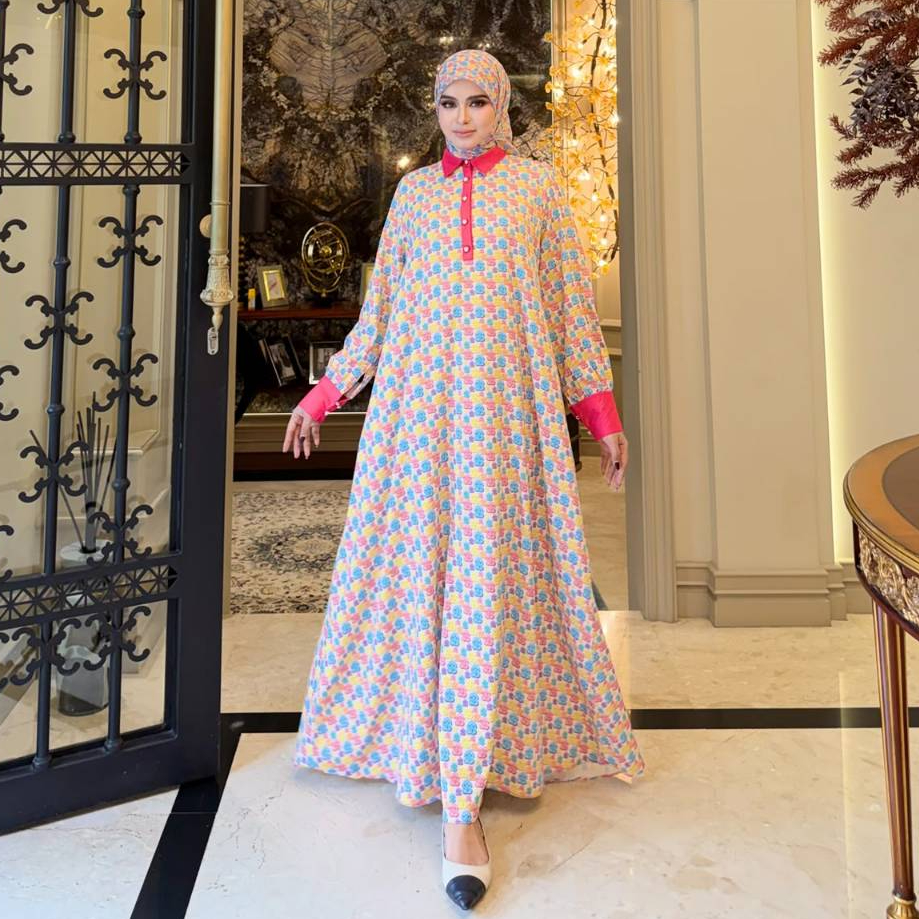 Shella Saukia Centhyl Era Dress Set Hijab 55-61