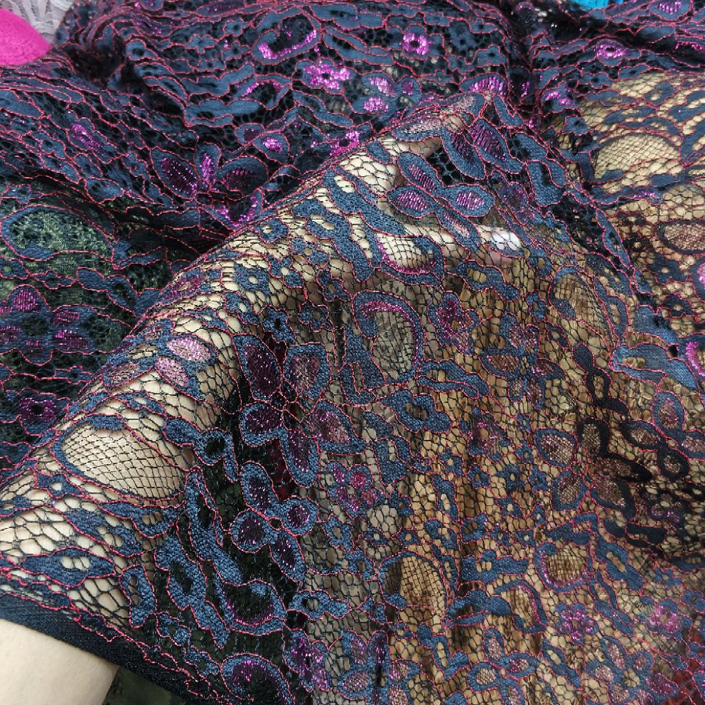 kain brokat meteran - Harga/0,5meter - kain brokat premium - kain brokat luxury - kain brokat kebaya