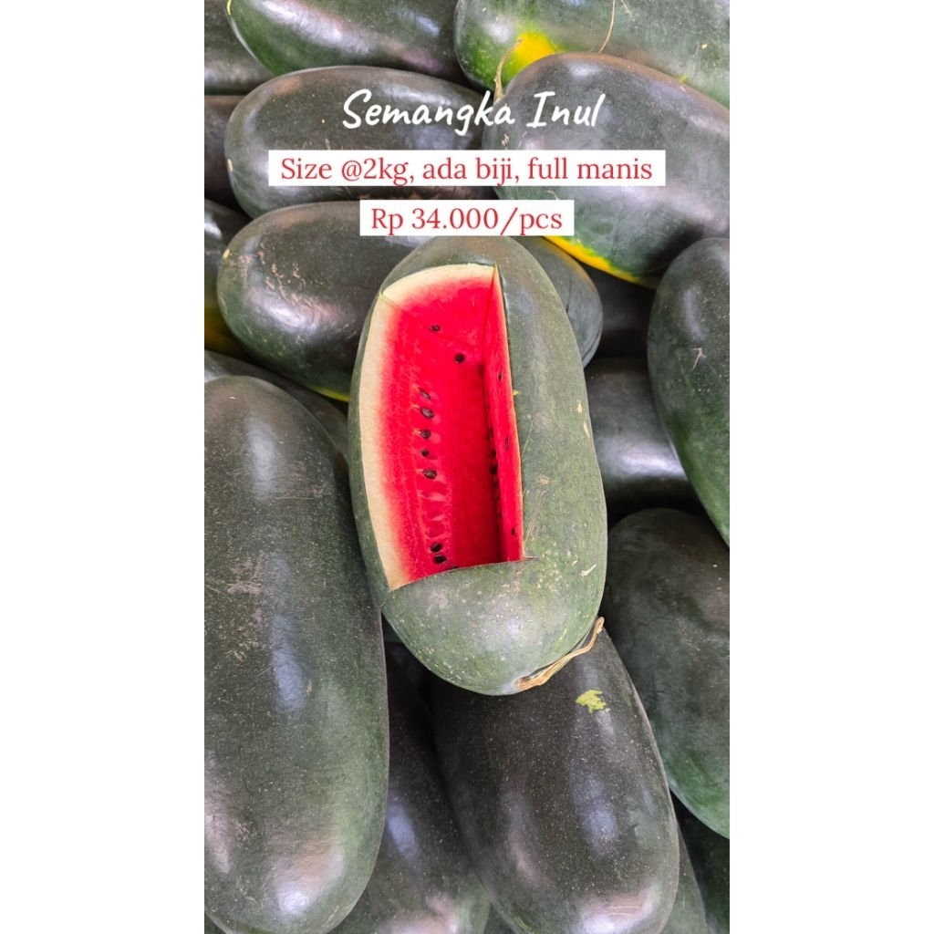 Pre Order Buah Premium Pasar Induk (PO Buah Premium Pasar Induk) - Semangka Inul