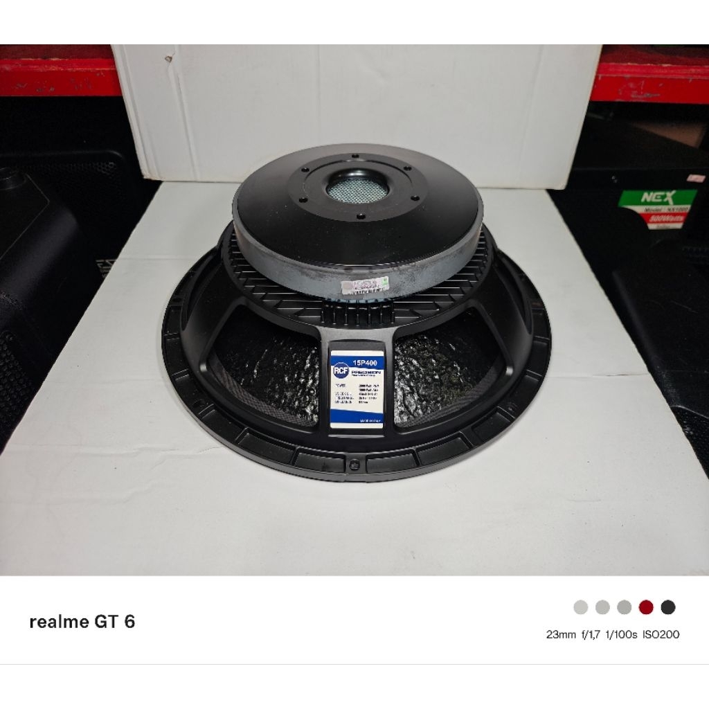 Speaker 15 Inch RCF 15P400 Original 1000W 4" VC Kulit Jeruk SubLow