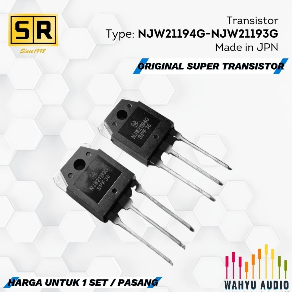 TRANSISTOR FINAL NJW 21194G NJW 21193G ORIGINAL BUILD UP