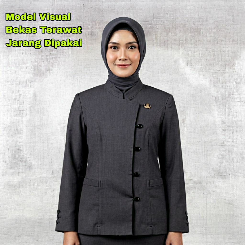 Jas Kerja Blazer Wanita Jas Dinas Kantor PDH PNS ASN Guru Mahasiswi Preloved