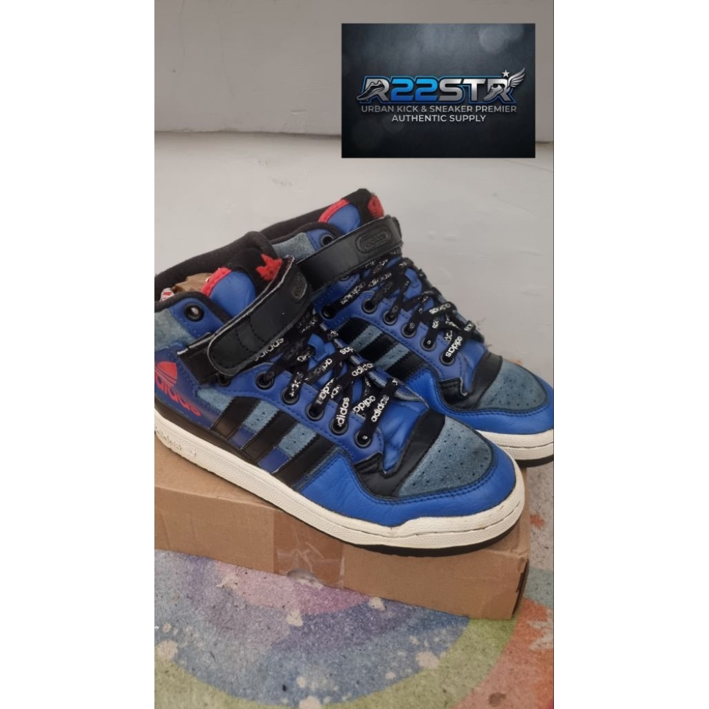SEPATU SNEAKERS ADIDAS FORUM MID RS "BLUE"