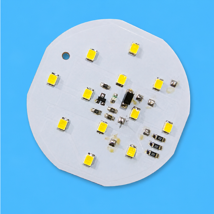 052 Lampu Led Bulat PCB Input 3v 3,7v 4,2v 5v