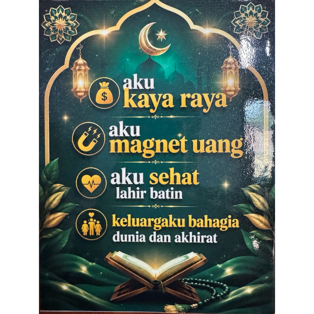 stiker afirmasi positif