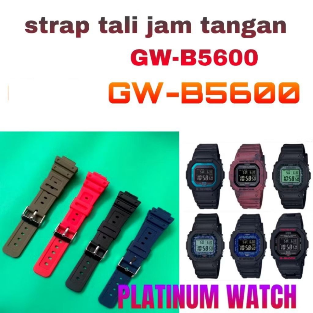 STRAP TALI JAM TANGAN  GW-B5600 GW B5600 GWB5600 GW B 5600 GW-B 5600