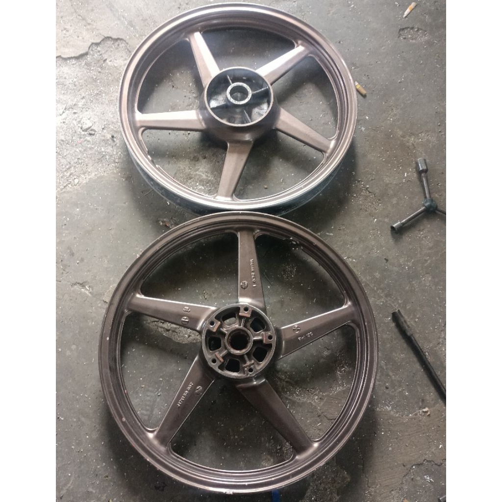 velg vixion bubut tanpa repaint