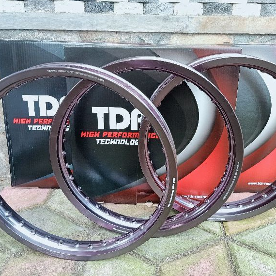 velg TDR titanium grey size 215/185/160/140 ring 17