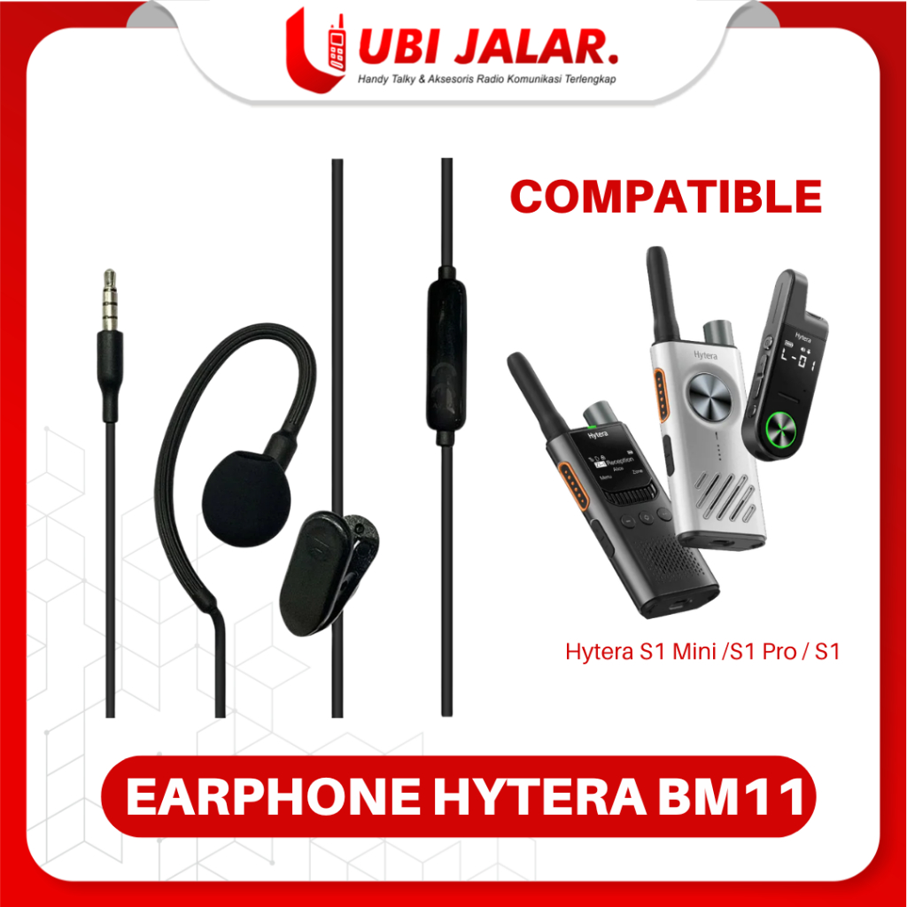 Earphone Hytera BM11 For Hytera S1 Mini